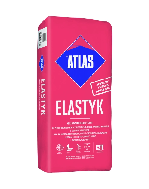 Zdjęcie: Klej do płytek elastyczny Elastyk 25 kg ATLAS