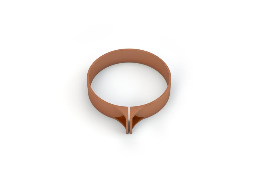 Zdjęcie: Obejma rury sp 110 mm miedziany Magnat GAMRAT