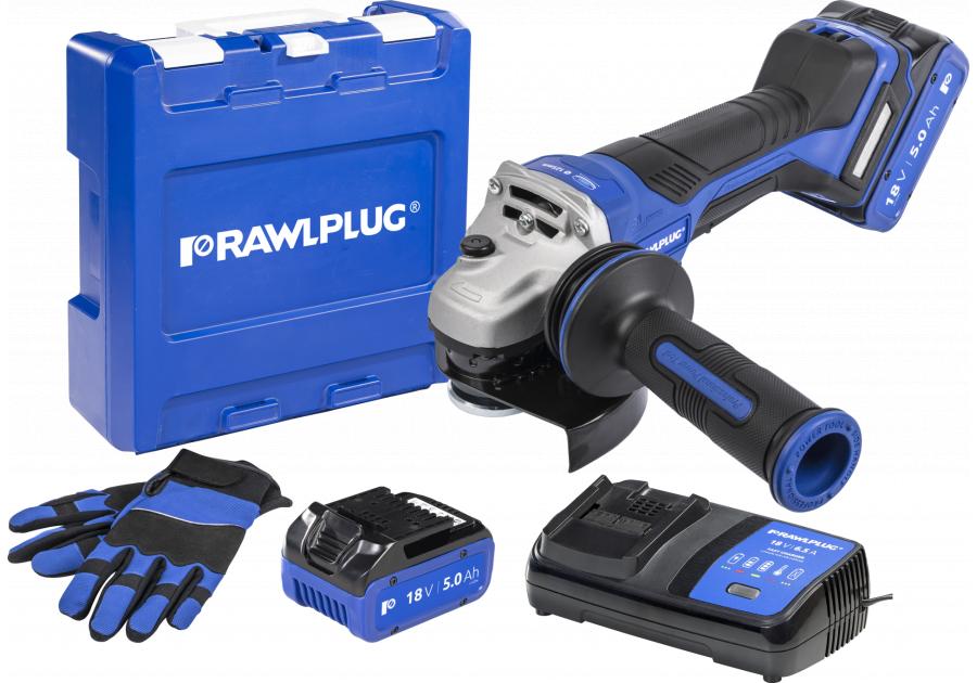 Zdjęcie: Szlifierka kątowa 125 mm 18 V RawlGRINDER RAWLPLUG