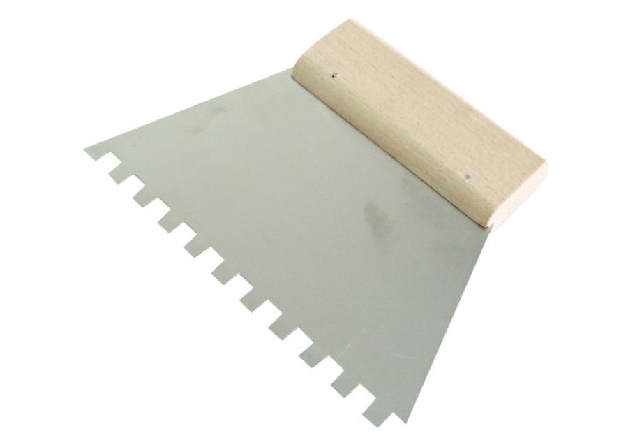 Zdjęcie: Szpachla stalowa 180 mm, ząb 10x10 mm PROFIX