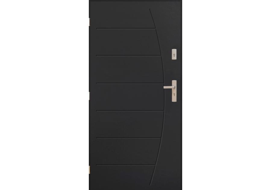 Zdjęcie: Drzwi zewnętrzne korab antracyt 100l komplet PANTOR