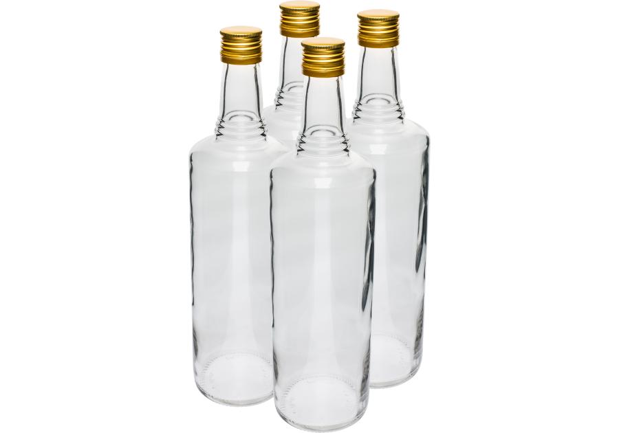 Zdjęcie: Butelka 1 L Italiano zakrętka, biała, 4 szt. BROWIN