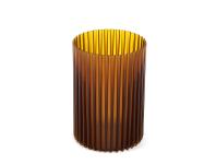 Zdjęcie: Wazon Nemo 180, miodowy transparentny LAMELA