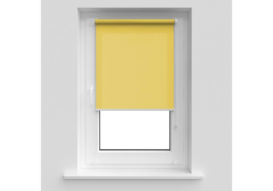 Zdjęcie: Roleta Mini Lux 76x230 cm kolor 513 żółty DECODESIGN