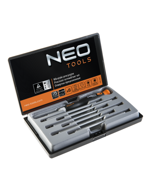 Zdjęcie: Wkrętaki precyzyjne, zestaw 8 sztuk, SvCm NEO