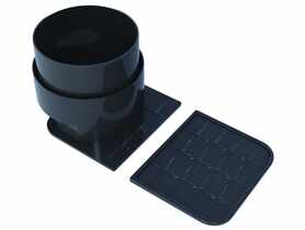 Zaślepka 130/90 mm z króćcem poziomyn z zaślepką GAMRAT