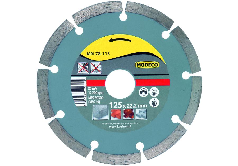 Zdjęcie: Ściernice diamentowe segmentowe Uran 115 mm RAWLPLUG