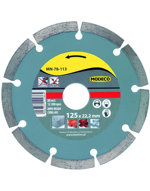 Zdjęcie: Ściernice diamentowe segmentowe Uran 115 mm RAWLPLUG