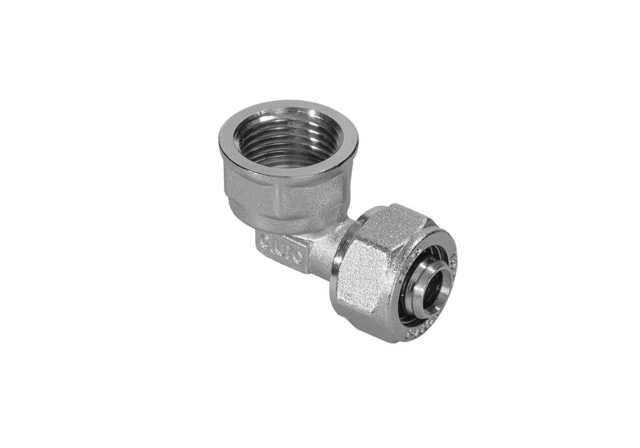 Zdjęcie: Złączka skręcana kolano nakrętne 16x1/2" gw DURO SYSTEM