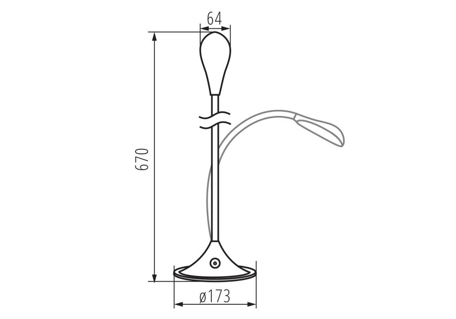 Zdjęcie: Lampka biurkowa LED Franco II KANLUX