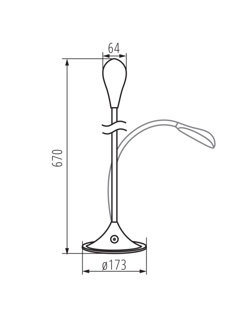 Zdjęcie: Lampka biurkowa LED Franco II KANLUX