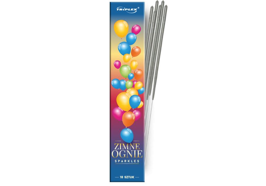 Zdjęcie: Zimne ognie 28 cm, 10 sztuk F1 Balon TRIPLEX