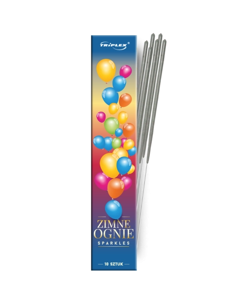 Zdjęcie: Zimne ognie 28 cm, 10 sztuk F1 Balon TRIPLEX