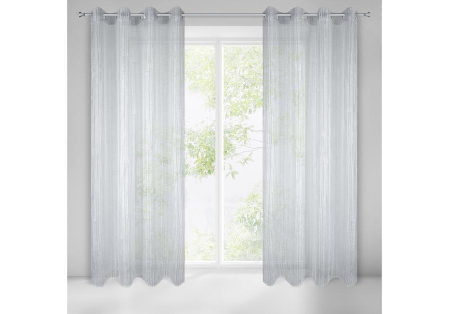 Zdjęcie: Firana gotowa Tamara 140x250 cm szary EUROFIRANY