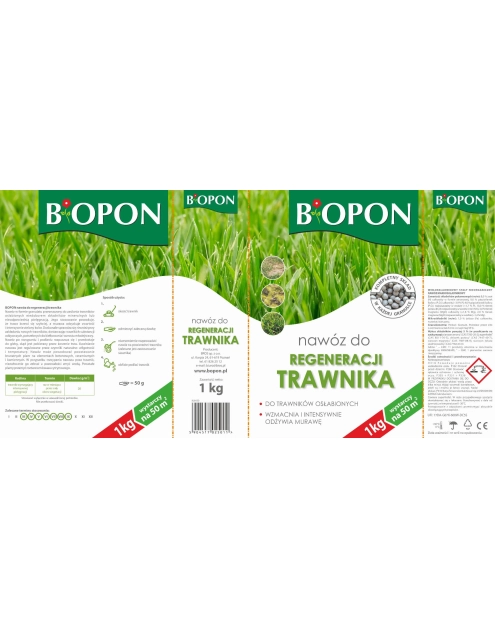 Zdjęcie: Nawóz do regeneracji trawnika 1 kg BOPON