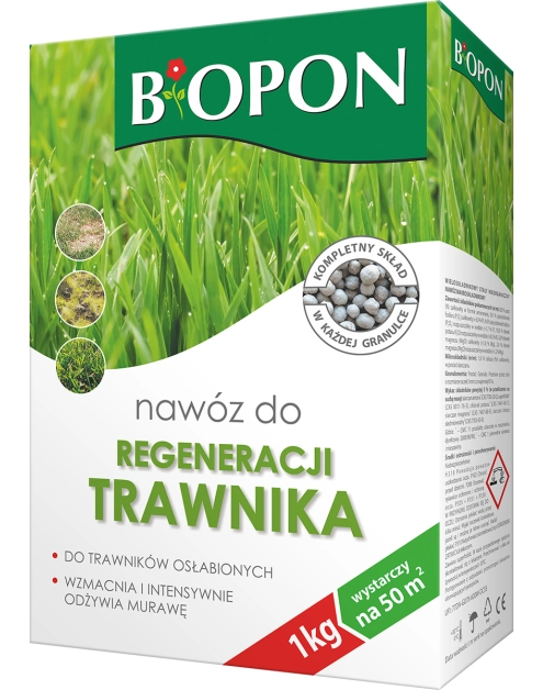 Zdjęcie: Nawóz do regeneracji trawnika 1 kg BOPON
