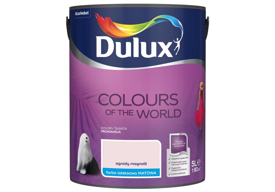 Zdjęcie: Farba do wnętrz Kolory Świata 5 L ogrody magnolii DULUX