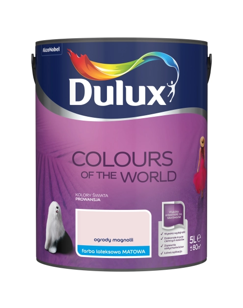 Zdjęcie: Farba do wnętrz Kolory Świata 5 L ogrody magnolii DULUX