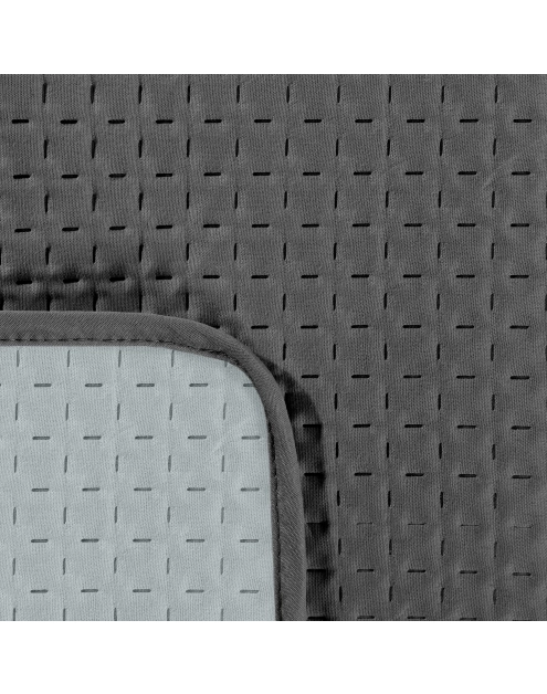 Zdjęcie: Narzuta Boni 220x240 cm stalowo-srebrna EUROFIRANY