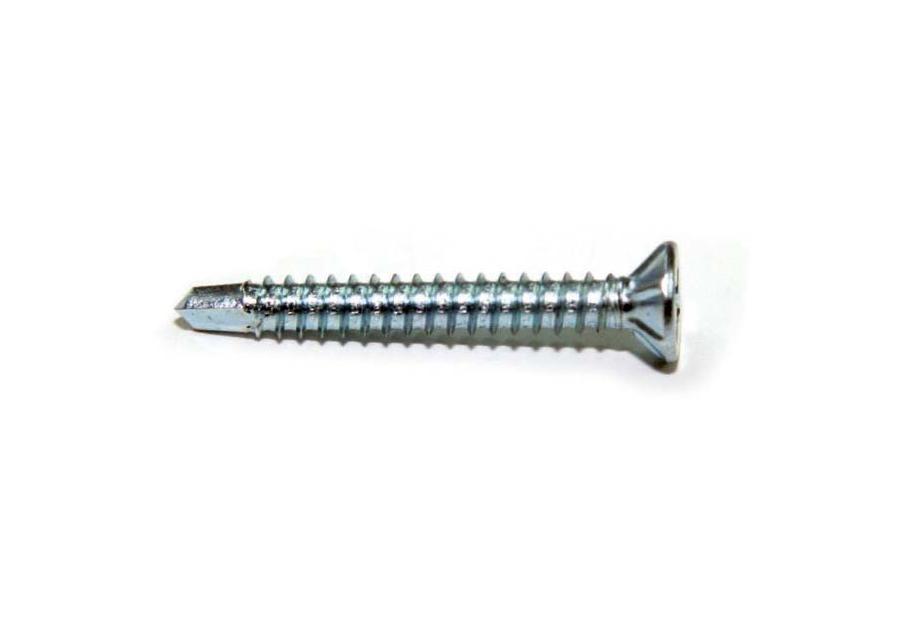 Zdjęcie: Wkręt samowiertny do stolarki okiennej 3,9x25 mm biały 1000 szt.STALCO