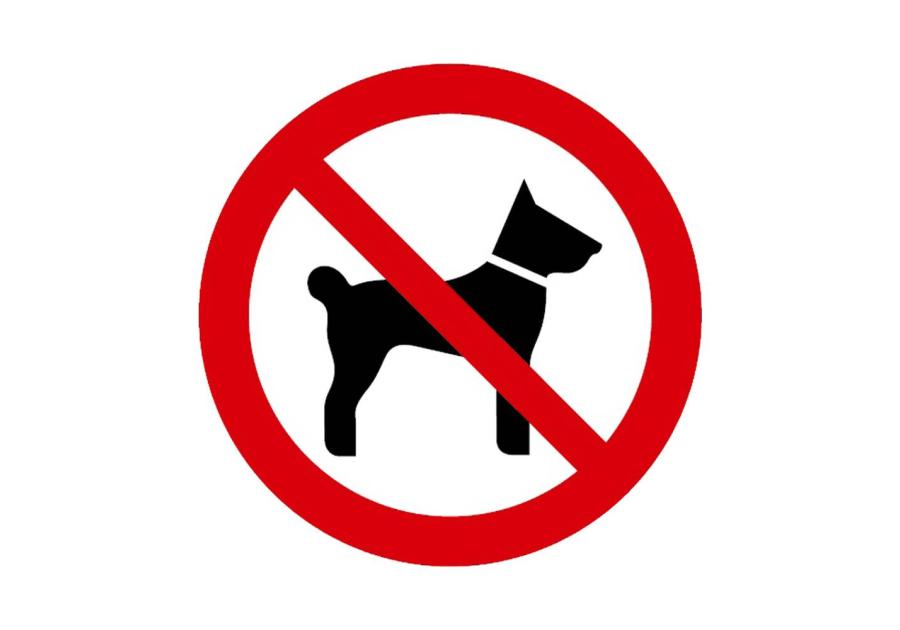 Zdjęcie: Oznaczenie "Zakaz wstępu ze zwierzętami" 15x15 cm METRO