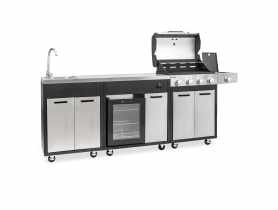 Kuchnia ogrodowa z grillem gazowym 5 palników 2.63 kW Brenner BBQ Line MIRPOL