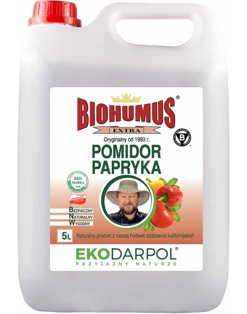 Zdjęcie: Nawóz Biohumus Extra Pomidor papryka 5 L EKODARPOL