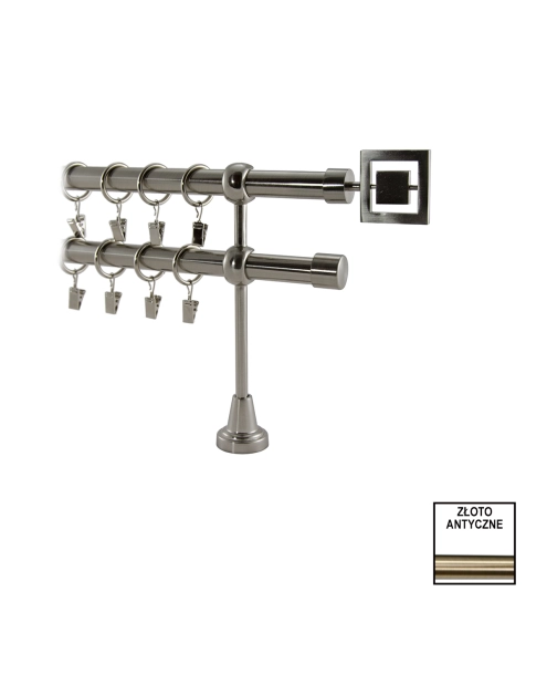 Zdjęcie: Karnisz pojedynczy Valentina fi 19 mm - 480 cm piazza nikiel KARWEL