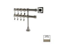 Zdjęcie: Karnisz pojedynczy Valentina fi 19 mm - 480 cm piazza nikiel KARWEL