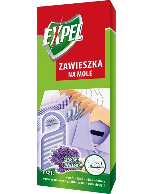 Zdjęcie: Zawieszka na mole zapach lawendy EXPEL