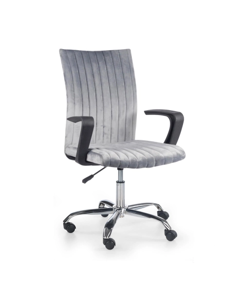 Zdjęcie: Fotel tapicerowany Dekora szary welur TS INTERIOR