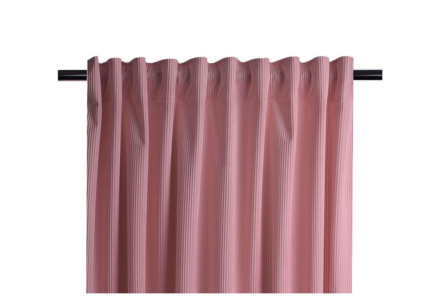 Zdjęcie: Zasłona welwetowa sztruks casual blush 140x270 cm CHIC HOME