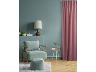 Zdjęcie: Zasłona welwetowa sztruks casual blush 140x270 cm CHIC HOME