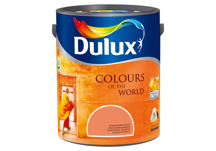 Zdjęcie: Farba do wnętrz Kolory Świata 5 L szafranowe szaty DULUX