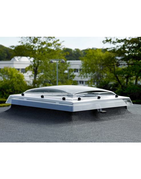 Zdjęcie: Okno do dachów płaskich ISD 0010G kopuła poliwęglanowa przezroczysta, 80x80 cm VELUX