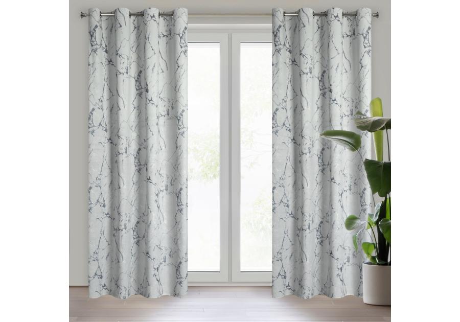 Zdjęcie: Zasłona gotowa Wera 140 x 250 cm jasnoszary EUROFIRANY