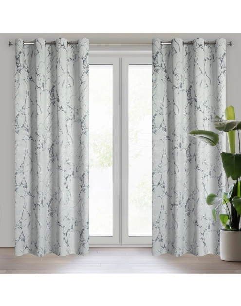 Zdjęcie: Zasłona gotowa Wera 140 x 250 cm jasnoszary EUROFIRANY