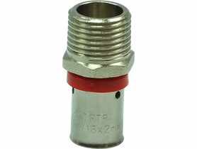 Złączka zaciskowa Pex 16x1/2 gwint zewnętrzny TYCNER