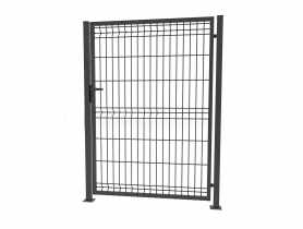 Furtka 3D 100x153 cm prawa ocynk 7016 komplet BETAFENCE