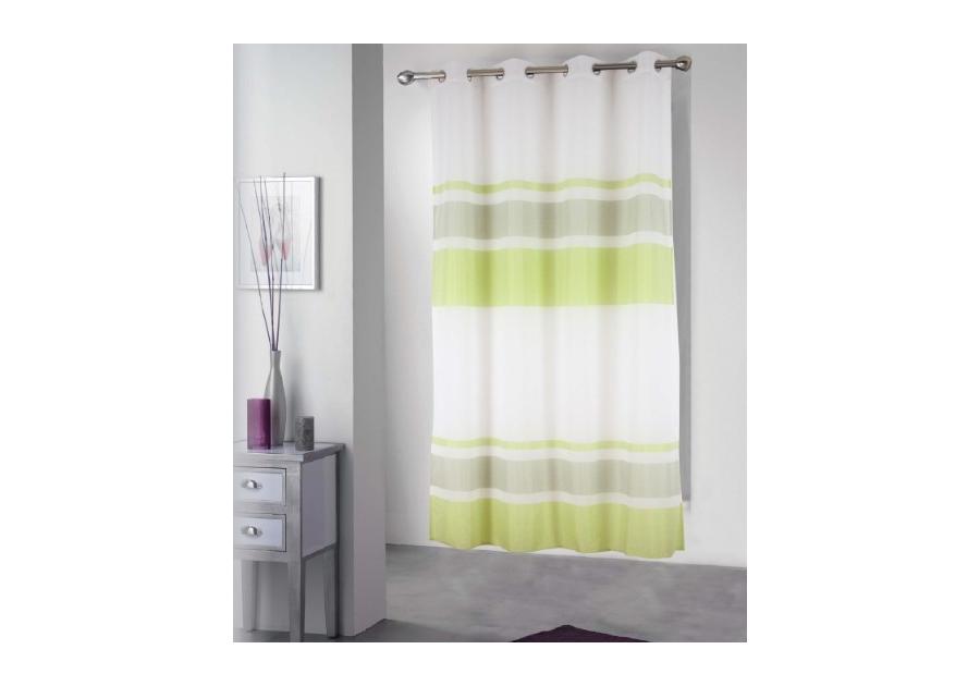 Zdjęcie: Zasłona dekoracyjna Nuka 140x250 cm zieleń CKR/LASHER