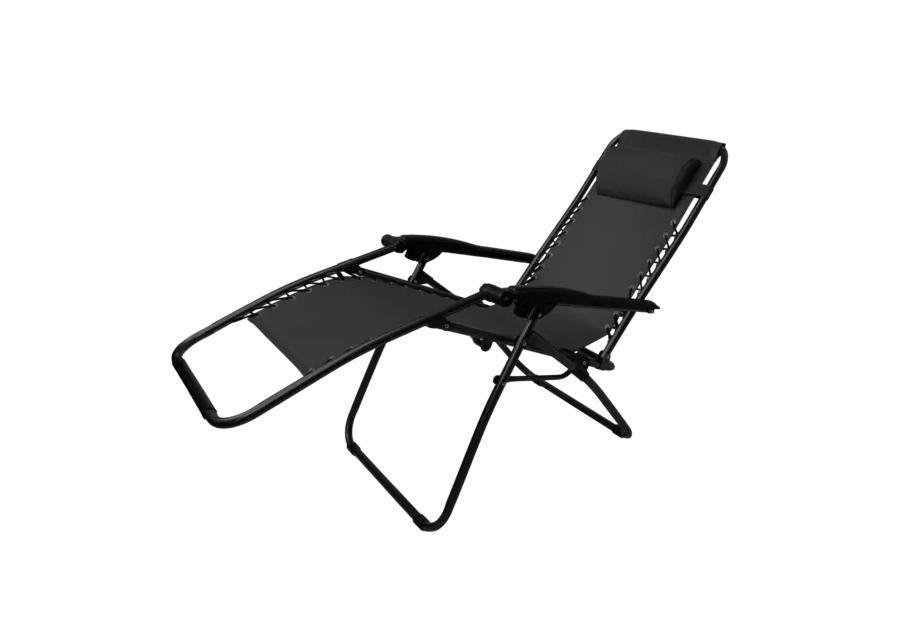 Zdjęcie: Leżak rozkładany Bliss Comfort czarny AMR IMPEX