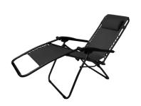 Zdjęcie: Leżak rozkładany Bliss Comfort czarny AMR IMPEX