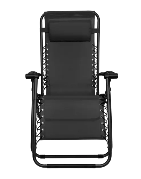 Zdjęcie: Leżak rozkładany Bliss Comfort czarny AMR IMPEX