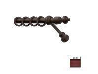 Zdjęcie: Karnisz pojedynczy Hermes 120 cm mahoń KARWEL