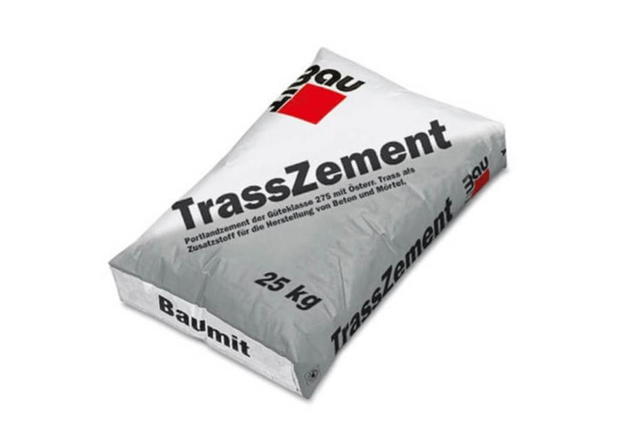 Zdjęcie: Cement portlandzki wysokiej klasy z trasem TrassZement 25 kg BAUMIT