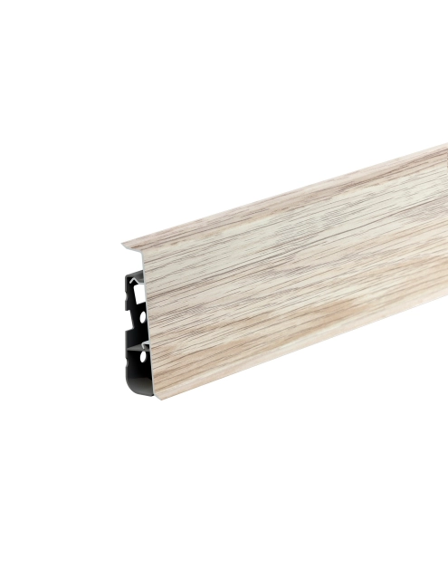 Zdjęcie: Listwa przypodłogowa Hi-Line Prestige PVC mat 75 mm 2,5 m Dąb Bilbao CEZAR