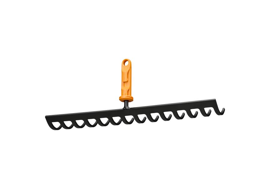 Zdjęcie: Grabie metalowe do gleby 14 zębów, głowica One Click FISKARS