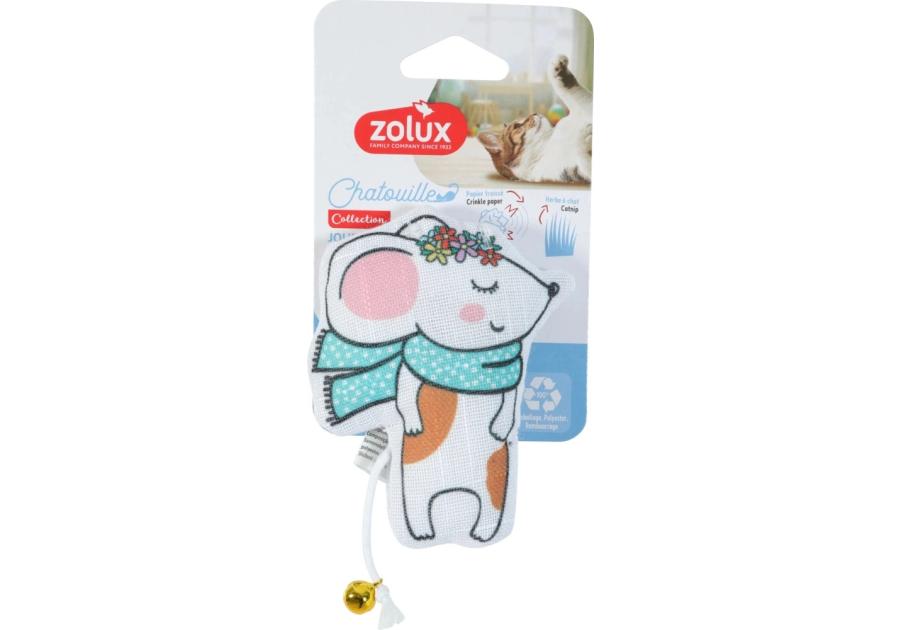 Zdjęcie: Zabawka dla kota mysz szalik 11 cm ZOLUX