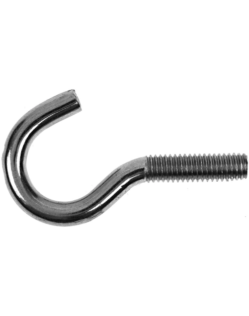 Zdjęcie: Haki wygięte z gwintem metrycznym ocynkowane M 6x60 mm - 2 szt. HSI