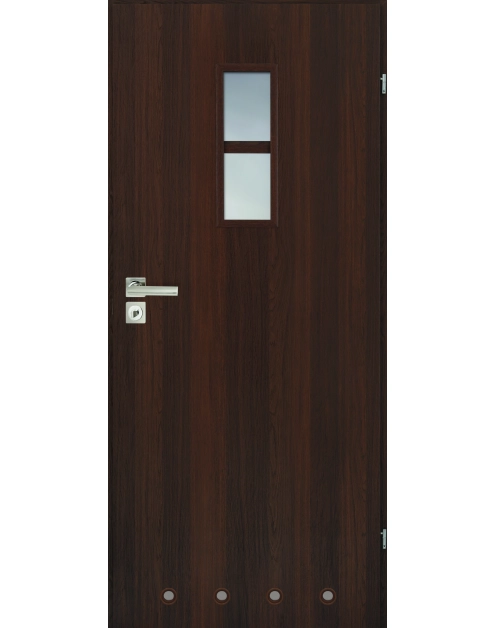 Zdjęcie: Drzwi wewnętrzne Albero 01 Orzech Rustykalny 60 cm lewe KR CENTER